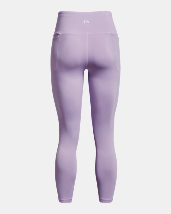 Legging longueur chevilles UA Meridian pour femmes, Purple, pdpMainDesktop image number 5
